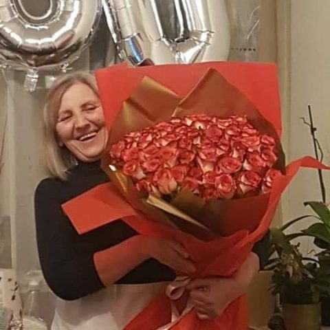 Buket ruža za 60 rođendan | Cvjećarnica Ilaria Split