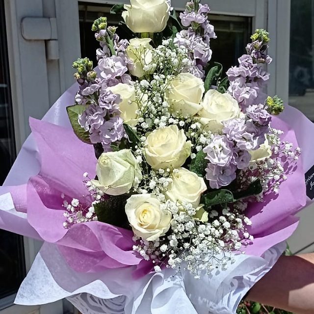 Buket od bijelih ruža | Cvjećarnica Ilaria Split